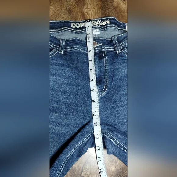 Cooper Flash Women's Blue Denim Jeans (6) - Picture 5 of 11